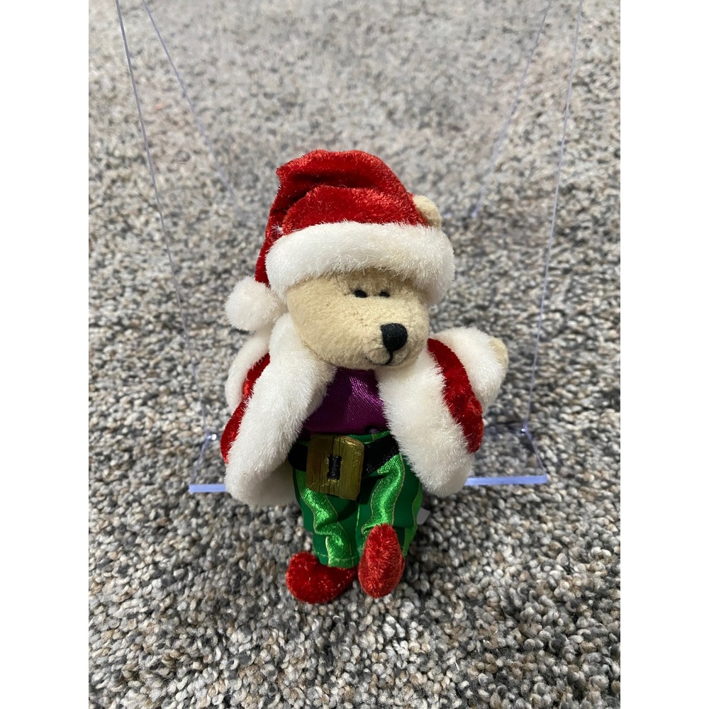 Starbucks Bearista Bear 54th Edition Holiday Elf Santa Plush‎